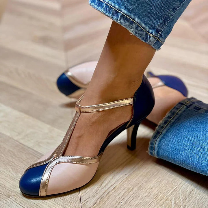 Retro t-bar heels