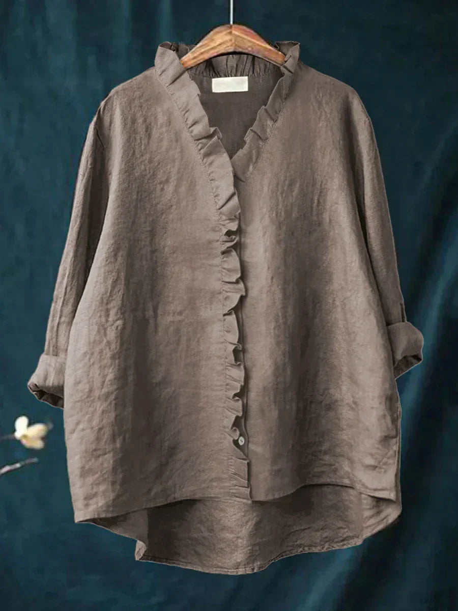 Marja | Blouse with Ruffles