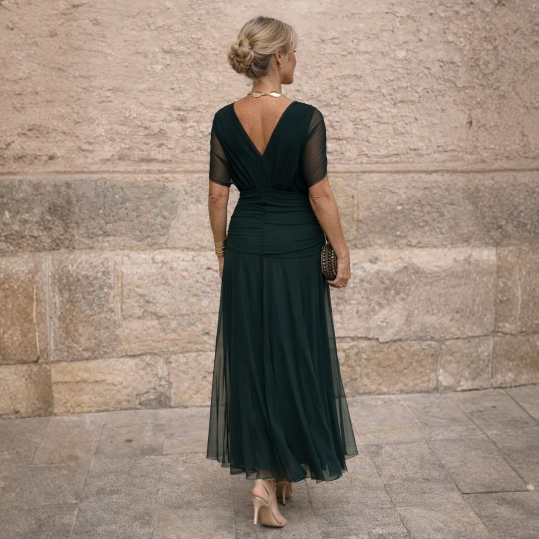 Rosalia™ | Off-Shoulder Elegance Maxi Dress