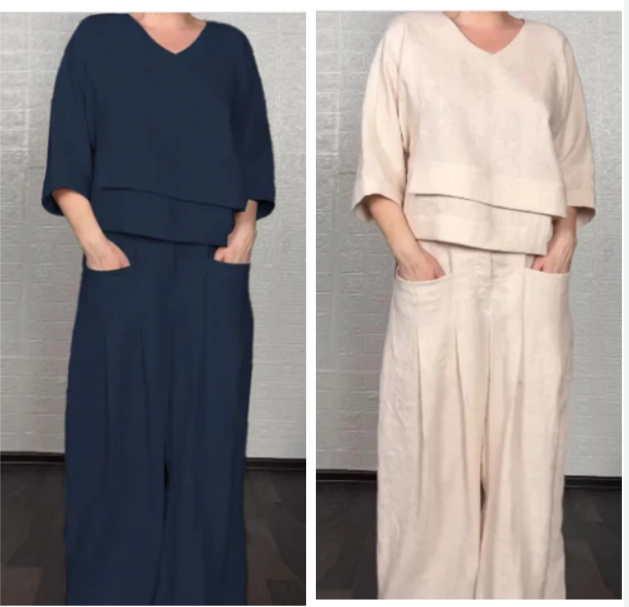 Sienna™ | Loose-Fit Minimalist Two-Piece Outfit™