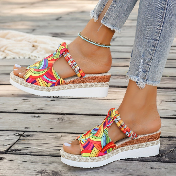 Mira | Summer Wedge Sandals