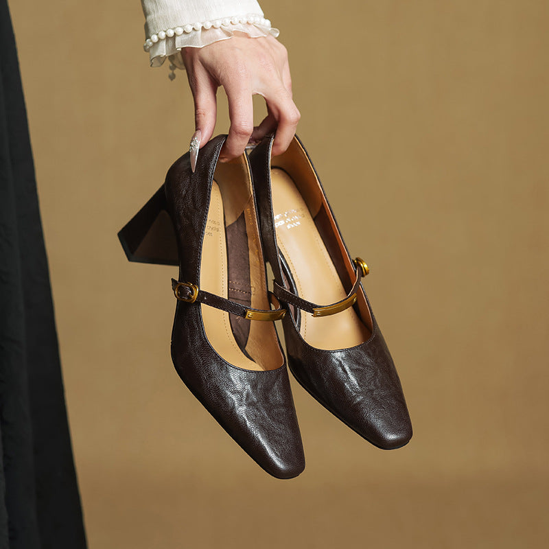 Marleon Strap Pumps