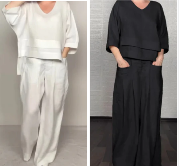Sienna™ | Loose-Fit Minimalist Two-Piece Outfit™