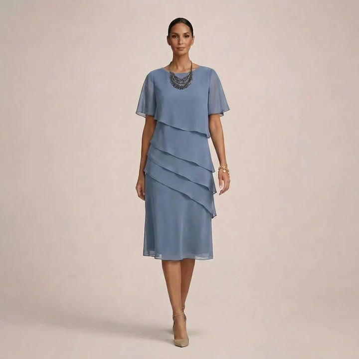 MARA | Elegant Ruffle Dress with Flattering Comfort