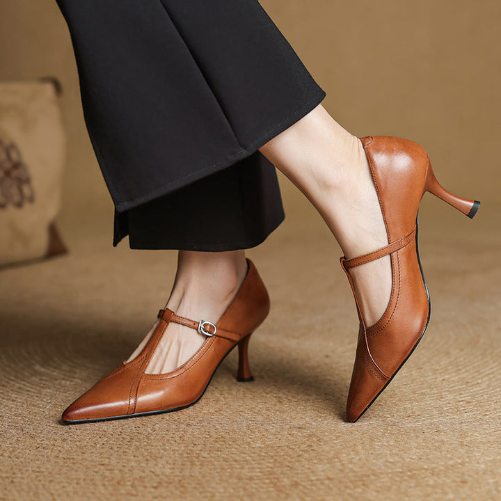 Aveline T-strap Pumps