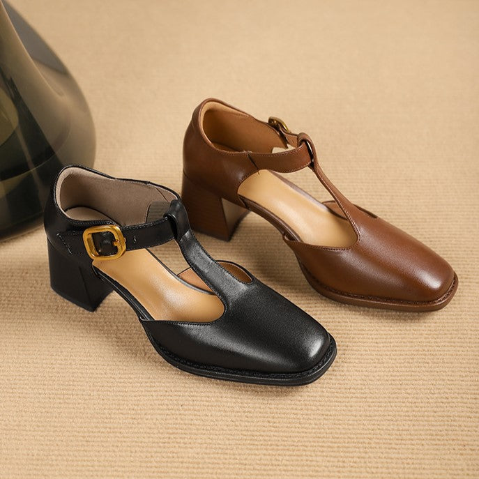 Marcele T-Strap Pumps