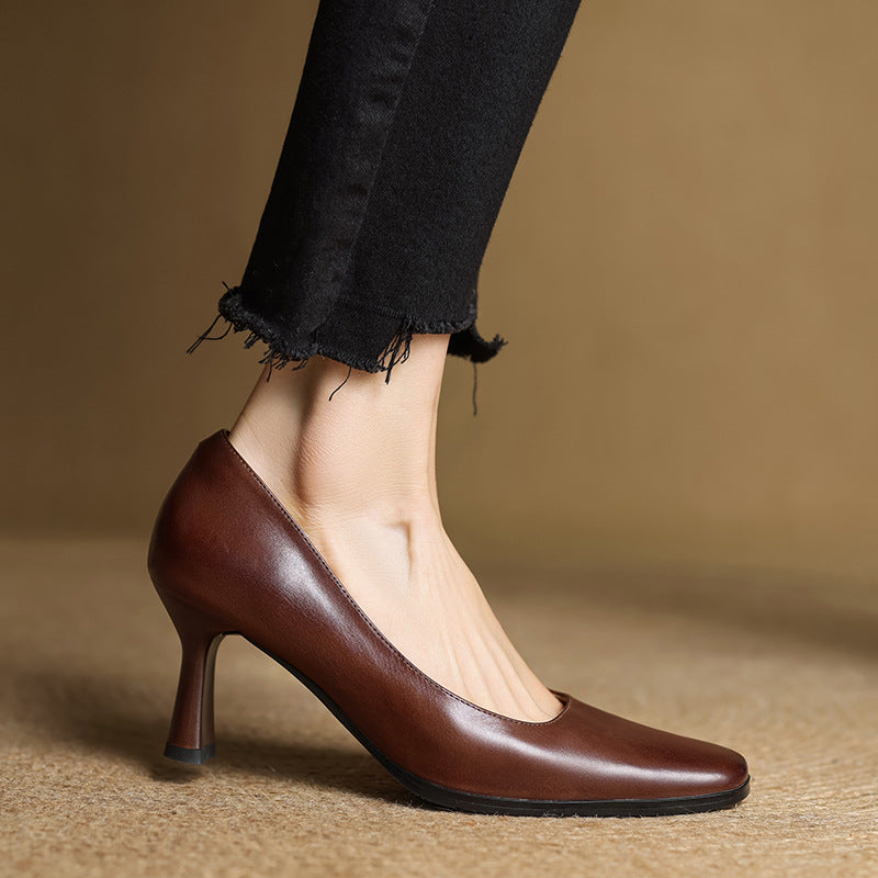 Elviera Square Pumps