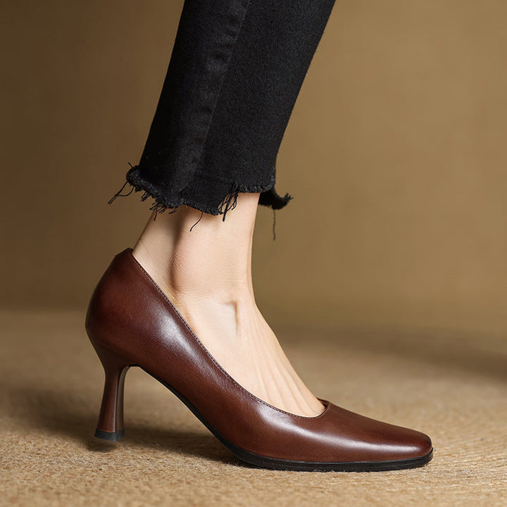 Elviera Square Pumps