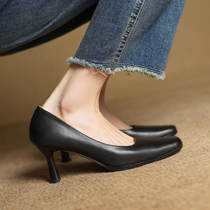 Elviera Square Pumps