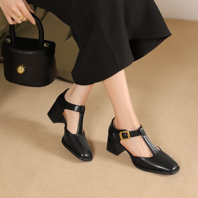 Marcele T-Strap Pumps