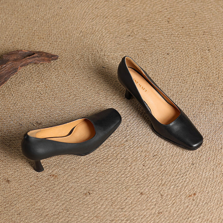 Elviera Square Pumps