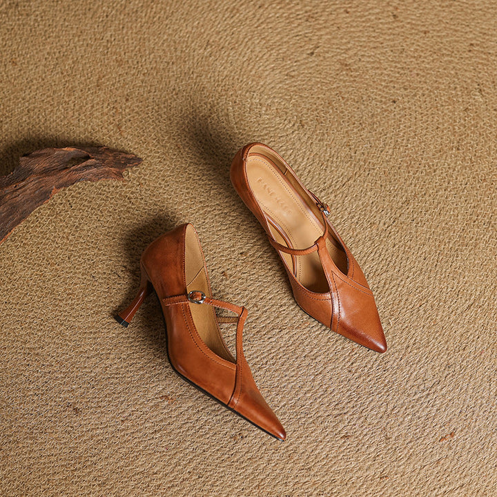 Aveline T-strap Pumps