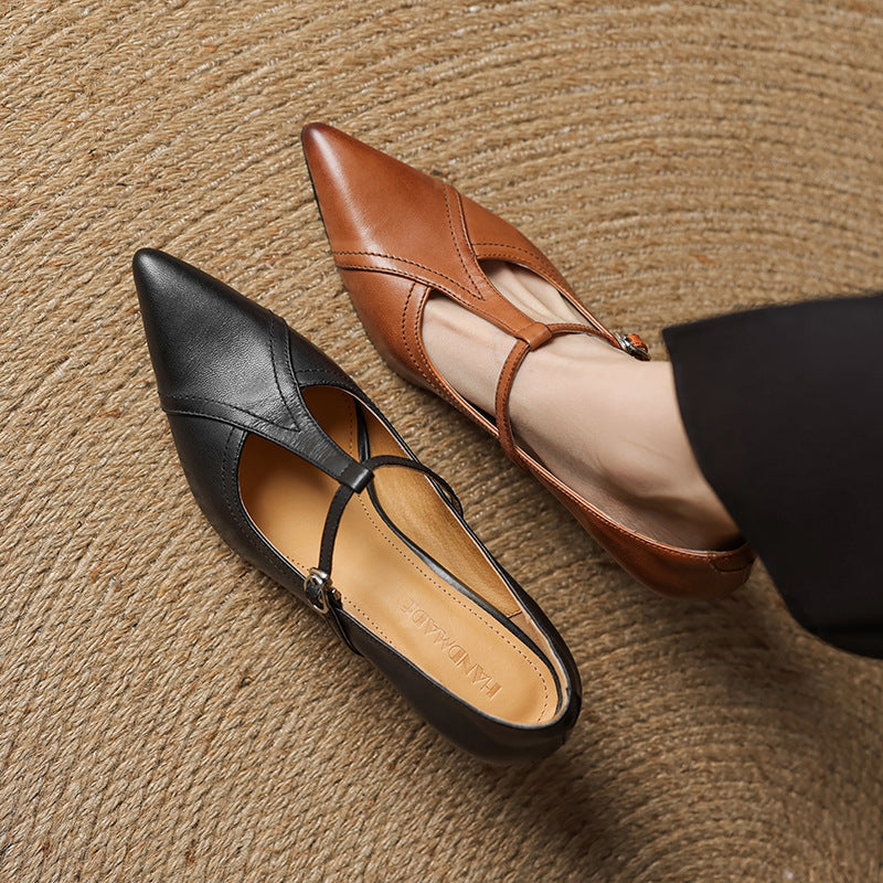 Aveline T-strap Pumps