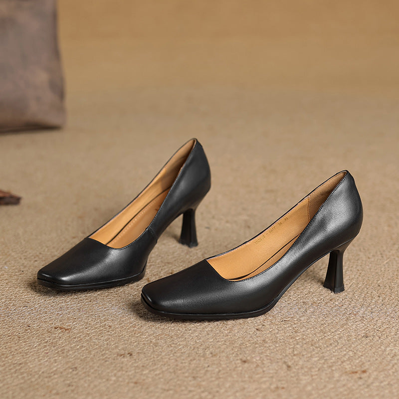 Elviera Square Pumps