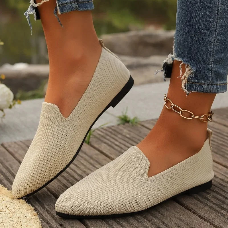 Elara | Knit Loafers
