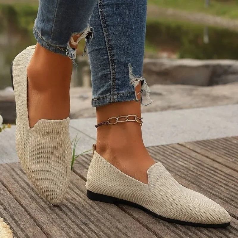 Elara | Knit Loafers