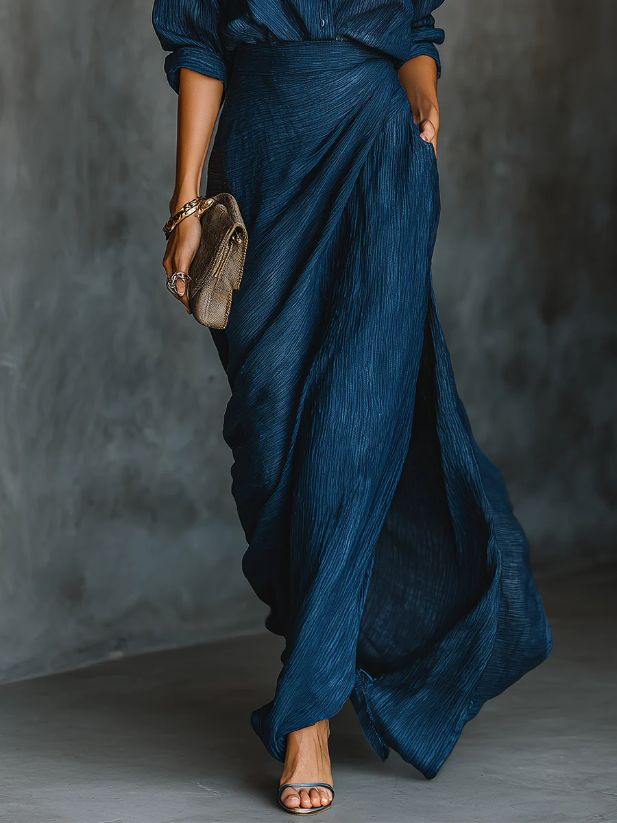 Sara™ - Chic Long Skirt Ensemble