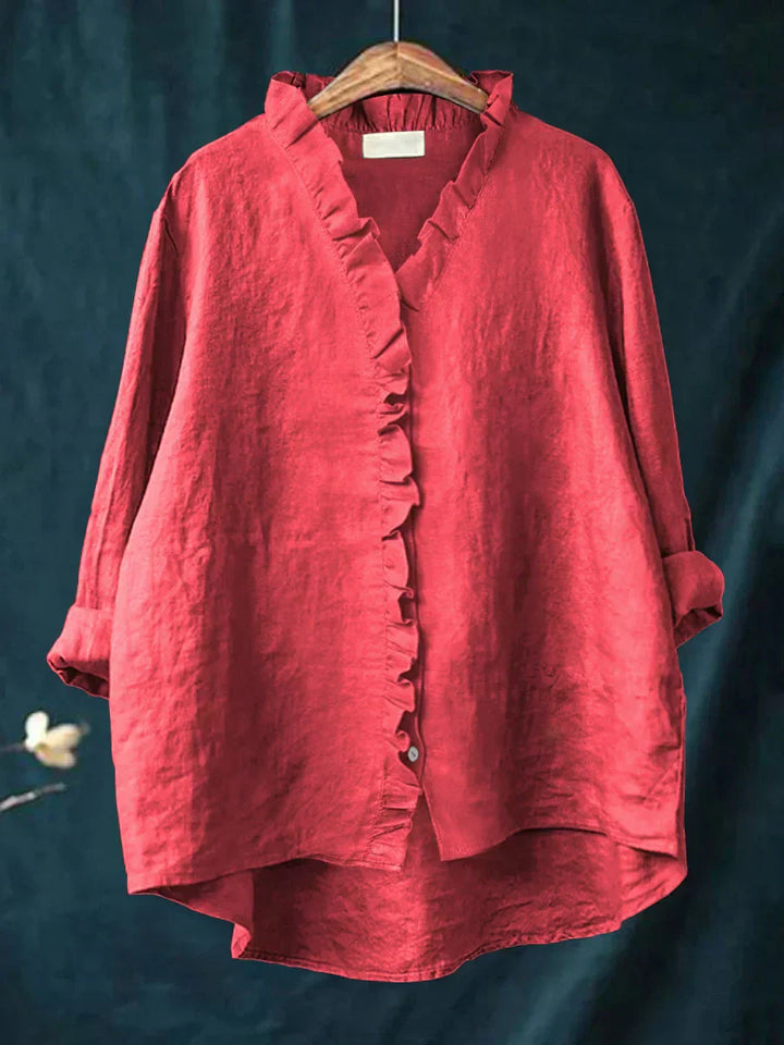 Marja | Blouse with Ruffles
