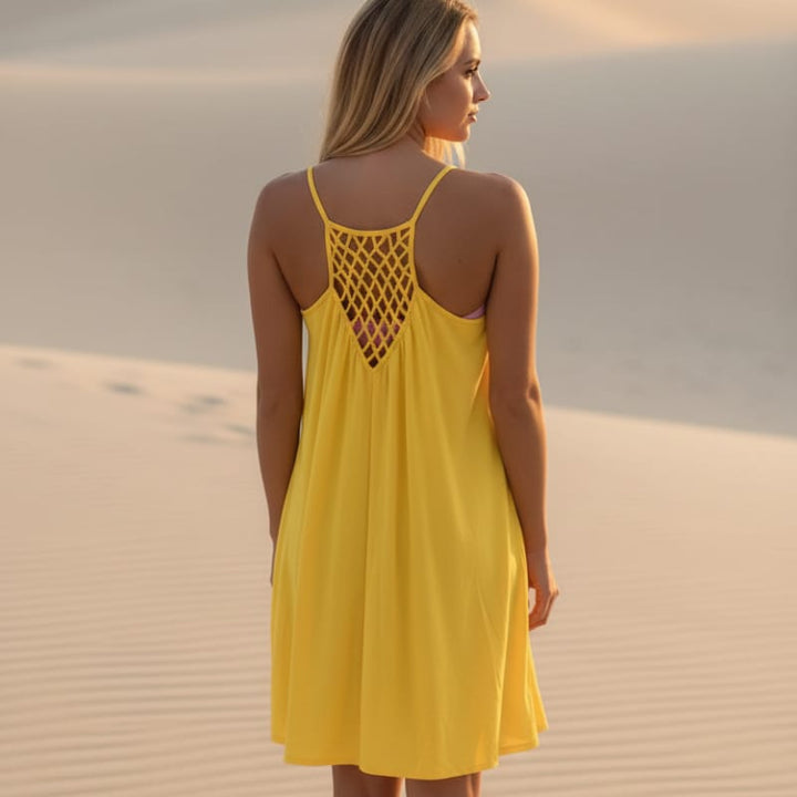 Sleeveless Summer Beach Cover Up Dress