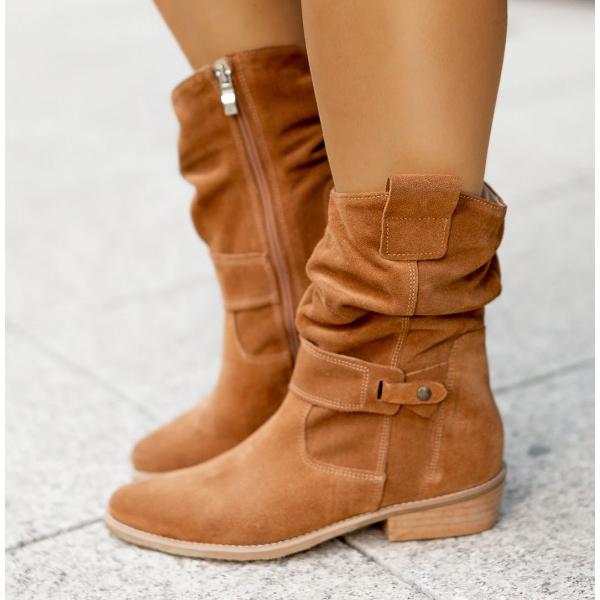 Leather-Style Boots