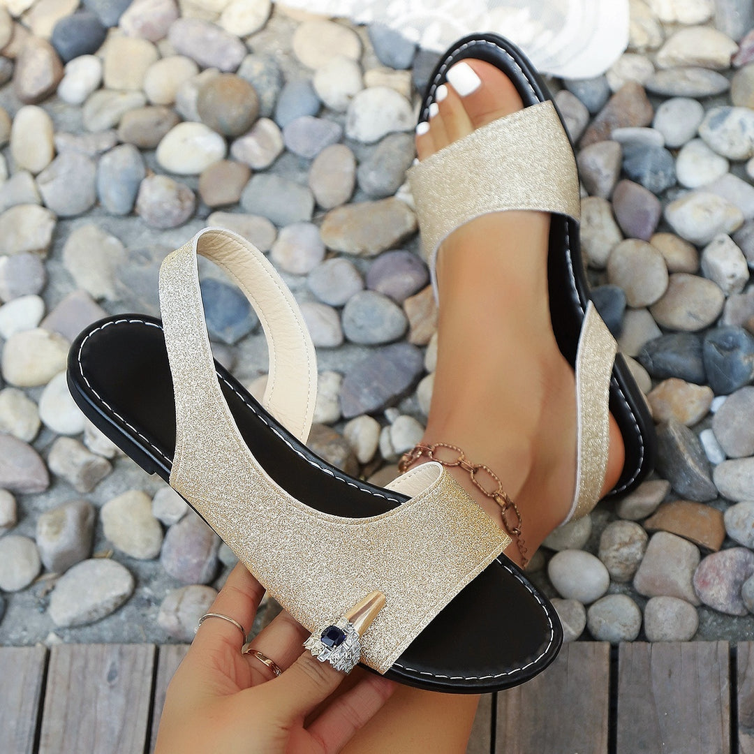 Lyne | Comfortable Minimalist Flat Sandals