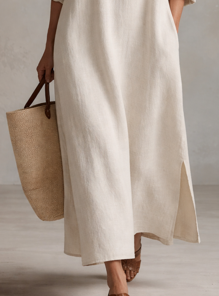 WREN | Quiet Nomad White Midi Dress