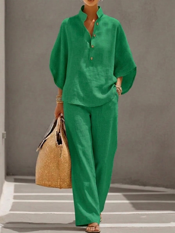 Lisette | Women’s Batwing Sleeve Two-Piece Set.