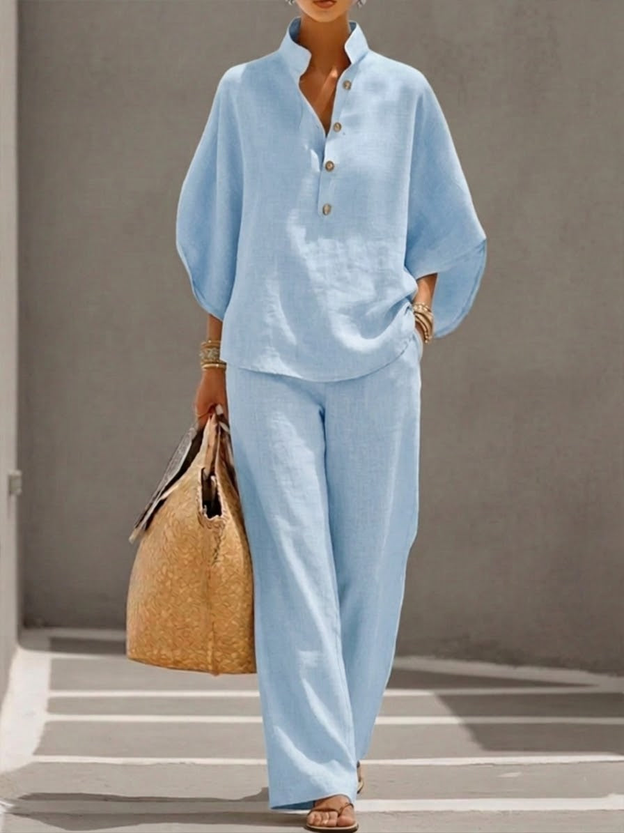 Lisette | Women’s Batwing Sleeve Two-Piece Set.