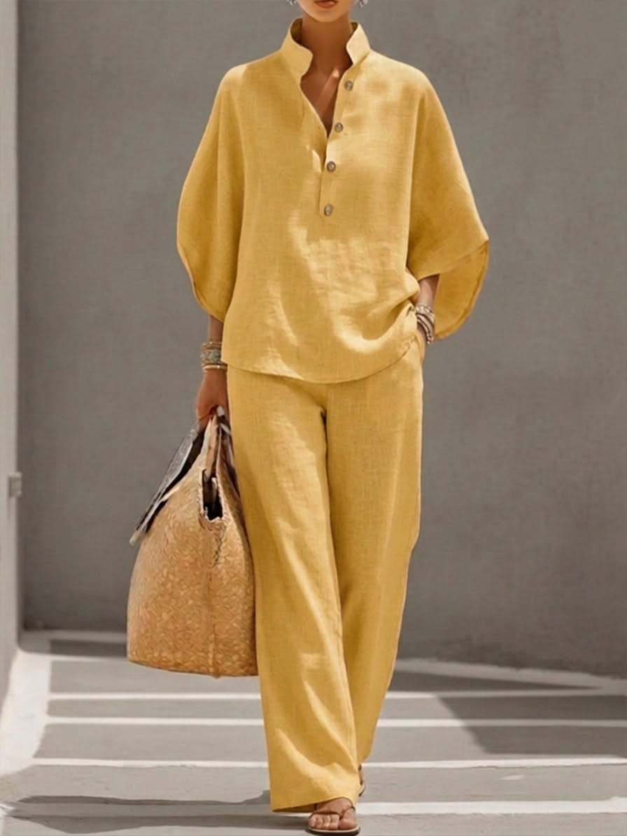 Lisette | Women’s Batwing Sleeve Two-Piece Set.