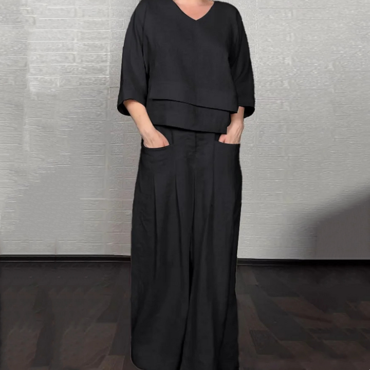 Sienna™ | Loose-Fit Minimalist Two-Piece Outfit™