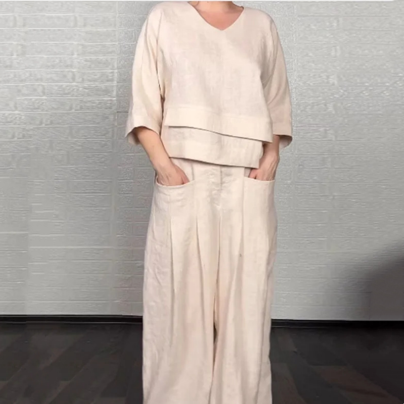 Sienna™ | Loose-Fit Minimalist Two-Piece Outfit™